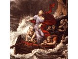 Jesus and his disciples in the tempest, from the John Brown Bible